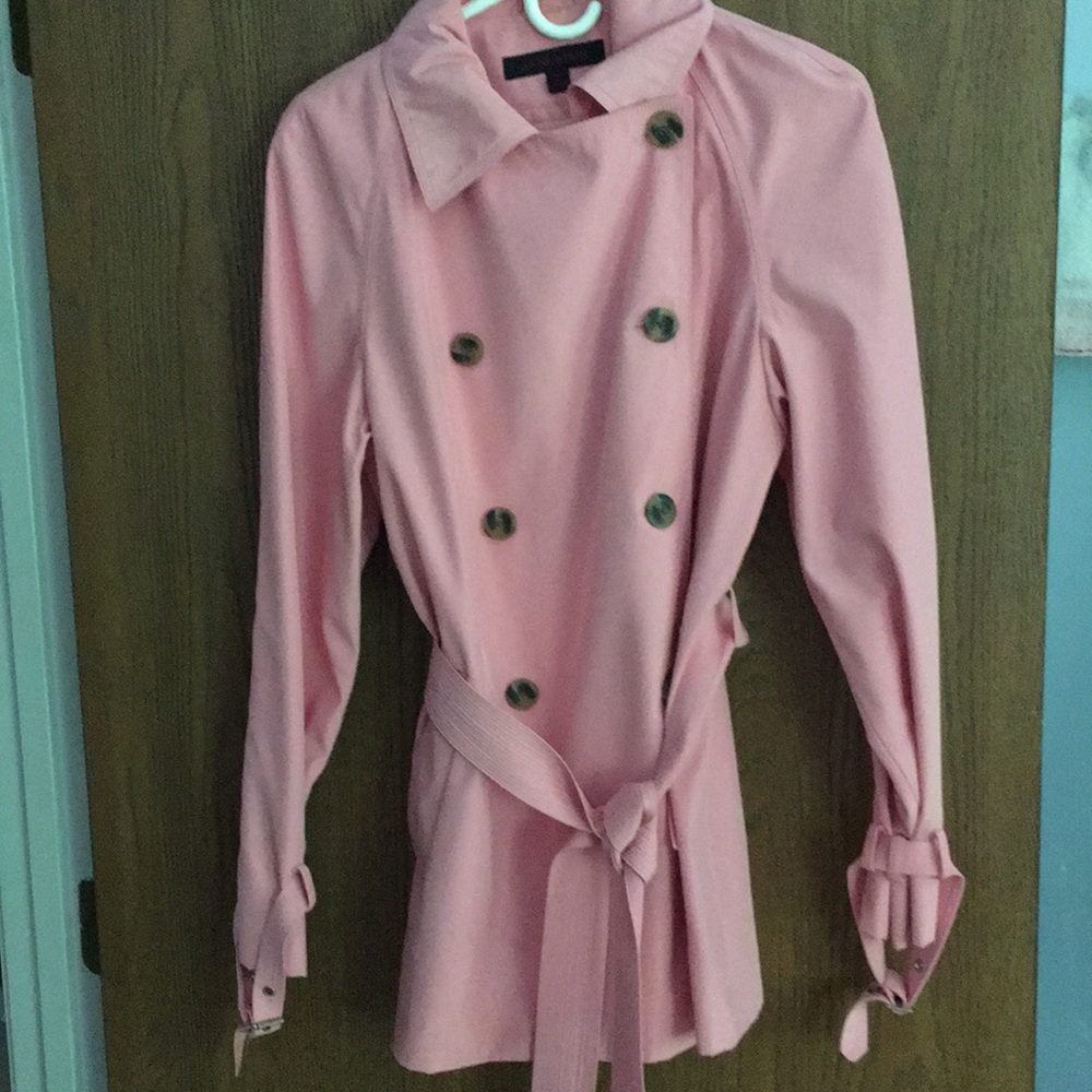 Anne Klein raincoat pale pink